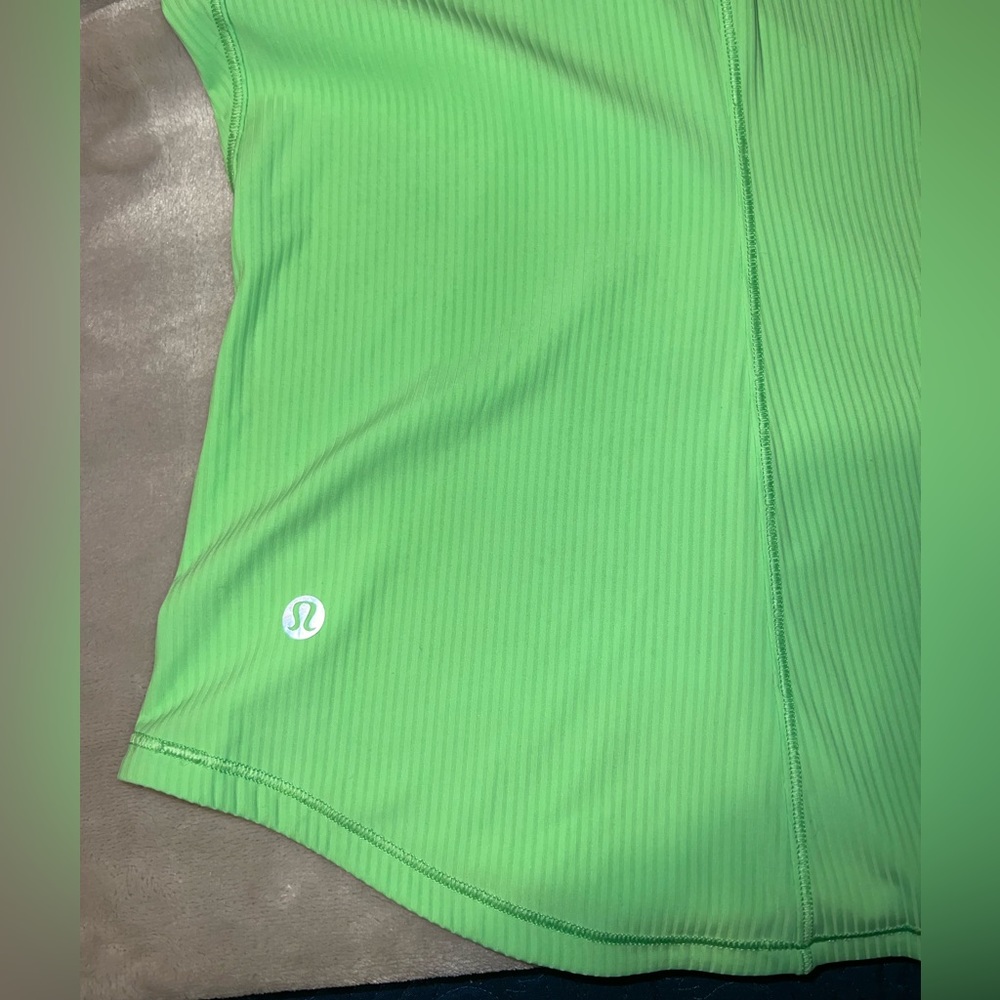 Base Pace Ribbed tank top | size 6 | green